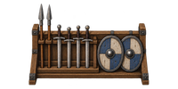 Castle Guard Weapon Rack // name
