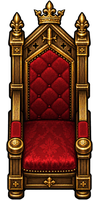 Castle Red Throne Left