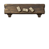 MIN-09 Carved Bone Domino Shelf // name