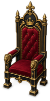 Chessboard Gold Gambit Throne // name
