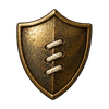Practice Shield Stitch Pin // name
