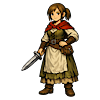 Courtyard Girl Toma Hearth