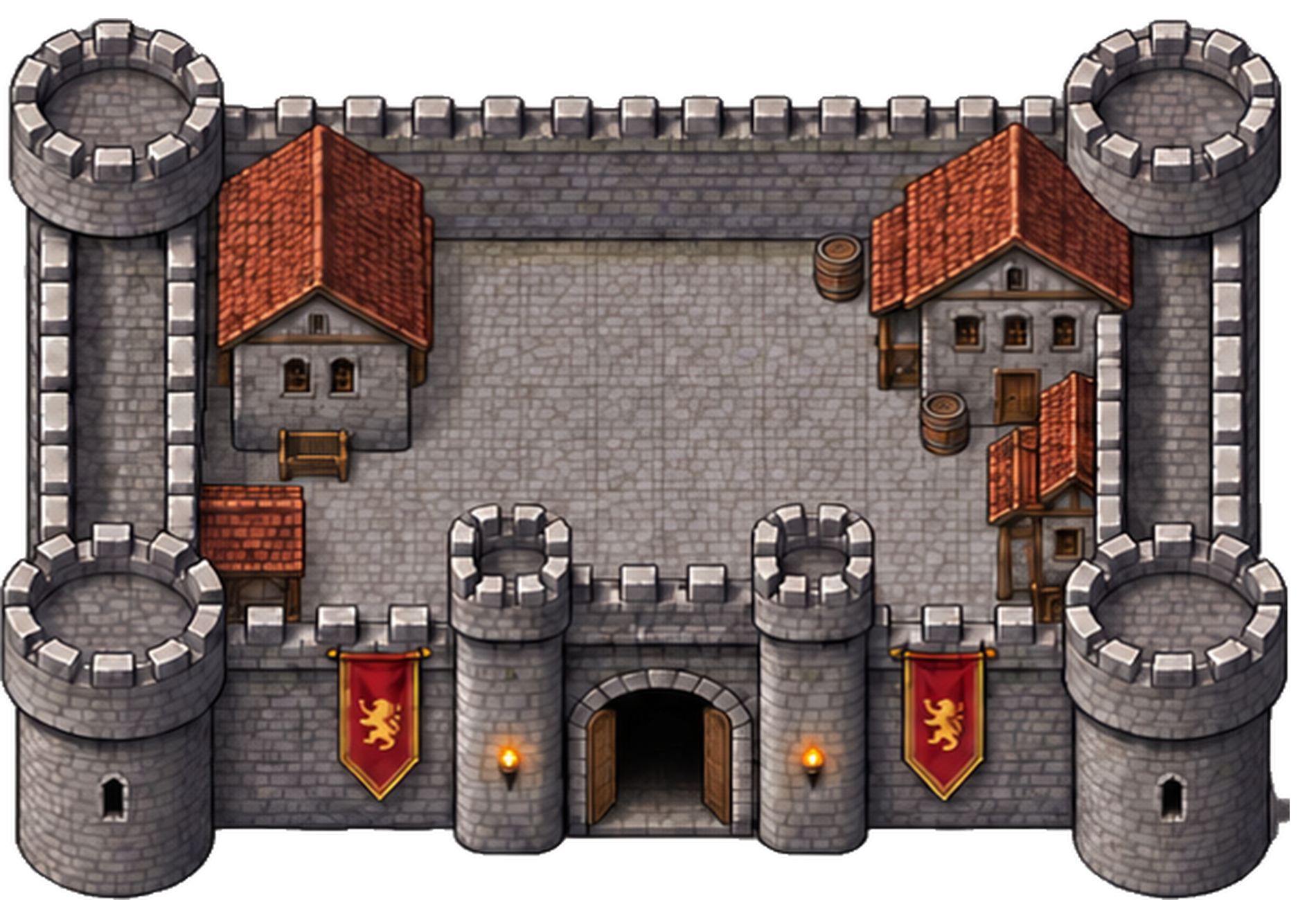 Town Castle Exterior // name