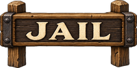 Town Jail Sign // name